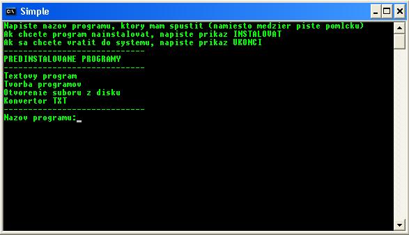 Simple-programy